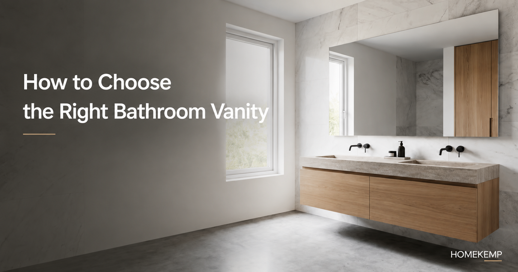 How to choose the right bathroom vanity for hotel, apartment, retail and wholesale projects