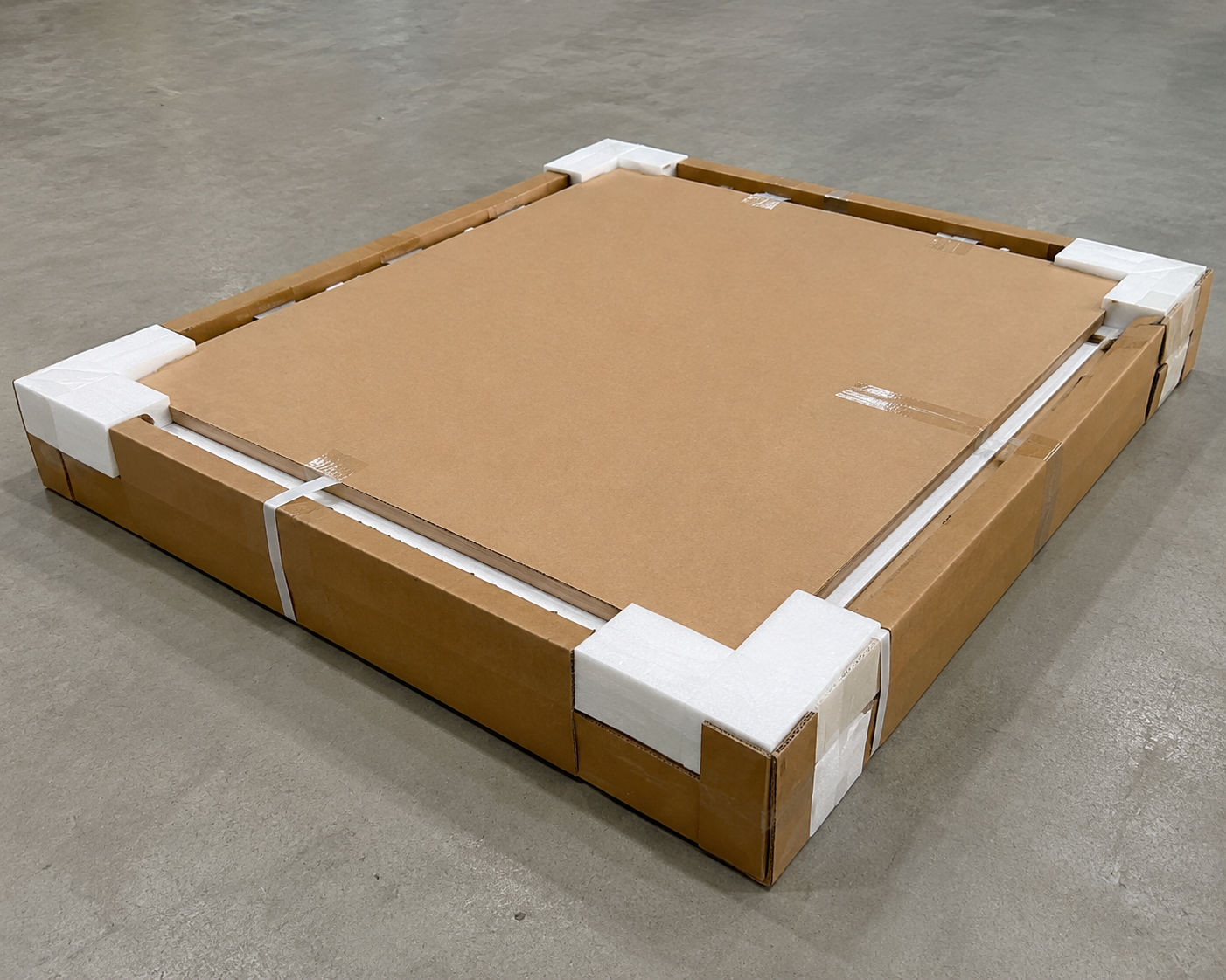 Honeycomb Packaging for Bathroom Mirrors and Vanities