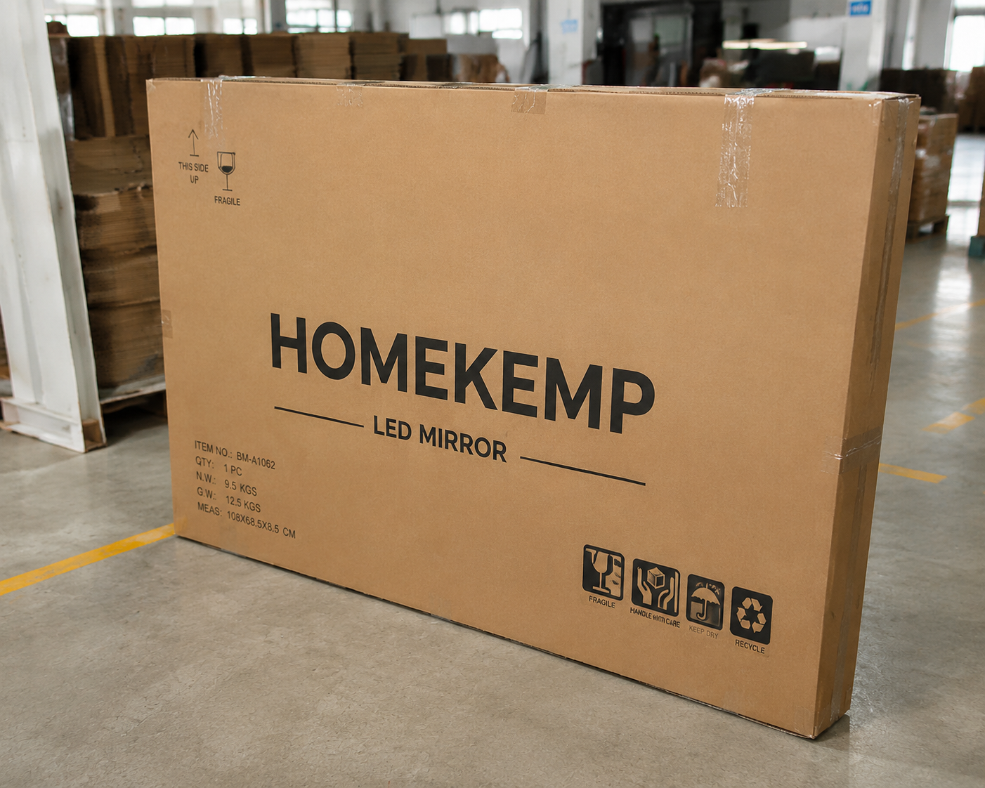 Drop Test Packaging for Export Bathroom Products